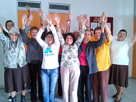 Chalice community projects - Holistic health in mind, body, and spirit for elders, Chile